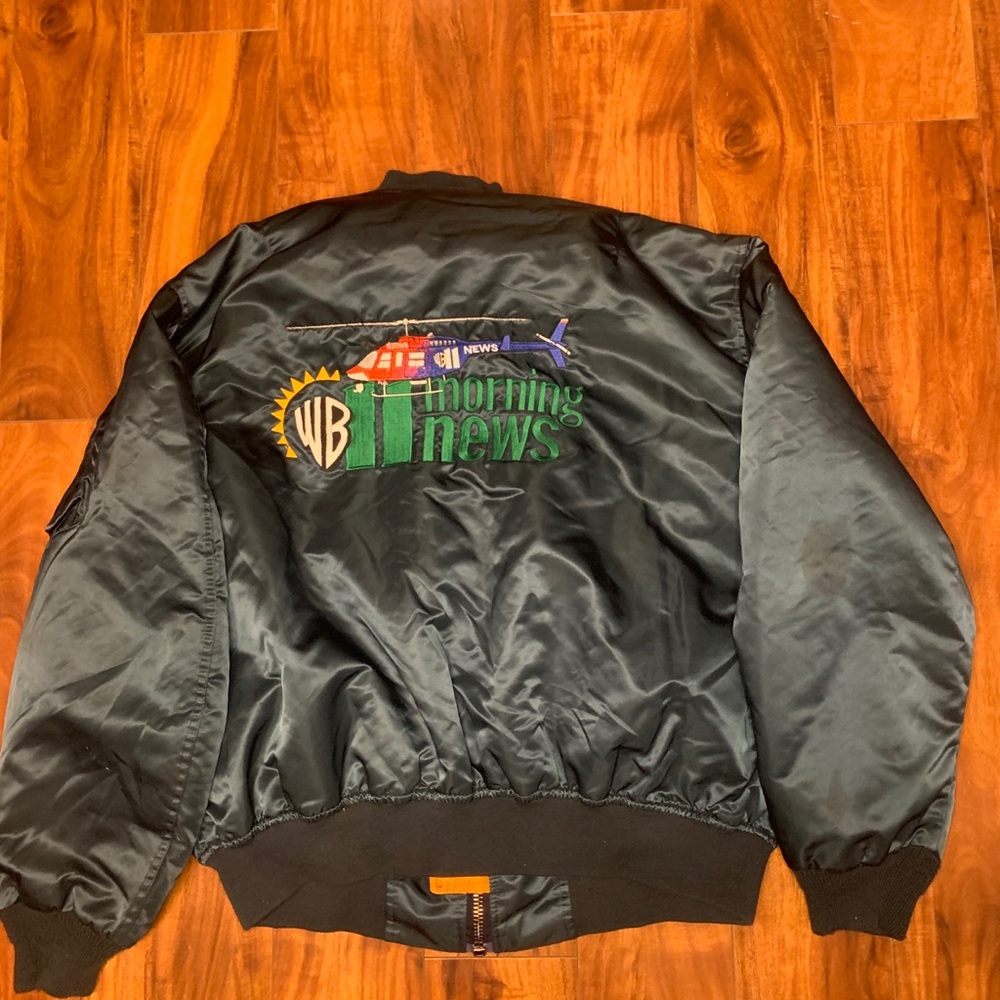 VTG Warner Bros bomber jacket zip up men’s XL RARE